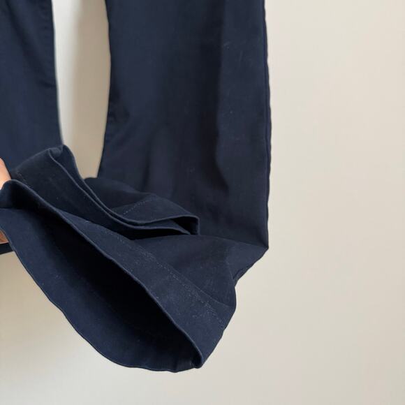 EXPRESS Mens Dark Navy Blue Cotton Blend Trouser Pants 33 x 30 Slim Straight Leg - Picture 7 of 10